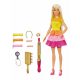 Păpușă Barbie Ultimate Curls - Bucle fantastice GBK24 cu accesorii