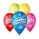 Set baloane inscripționate Happy Birthday pentru aniversări 10buc 28cm