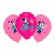 Set baloane inscripționate Minnie mouse pentru aniversări 6buc 28cm