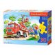 Castorland Puzzle 30 piese în cutie Pompieri în acțiune 32x23cm