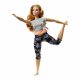 Păpușă Barbie Yoga Made To Move șatenă cu articulații mobile  FTG84