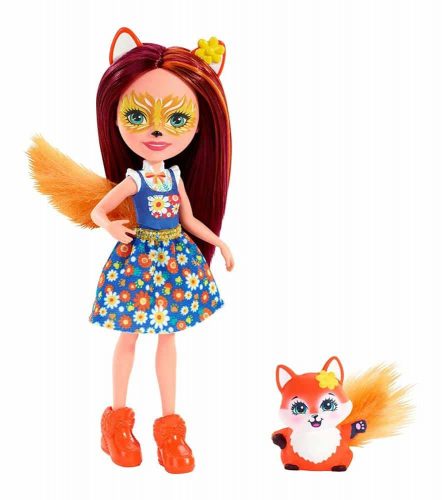 Enchantimals Păpușă Felicity Fox cu figurină Flick FXM71 Mattel