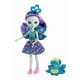 Enchantimals Păpușă Patter Peacock și figurina Flap FXM74 Mattel