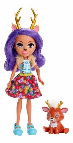 Enchantimals Păpușă Danessa Deer și figurina Sprint FXM75 Mattel