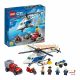 LEGO® City Police Urmăirire cu elicopterul poliției 60243 - 212 piese