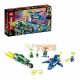 LEGO® Ninjago Mașinilie rapide de curse ale lui Jay și Lloyd 71709