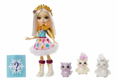 Enchantimals Păpușă Odele Owl și familia de bufnițe GJX46 Mattel