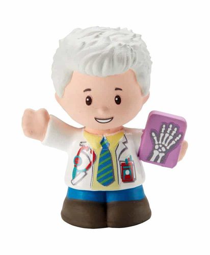 Fisher-Price Figurină Little People păpușă Dr. Nathan 8cm FGM59 Mattel