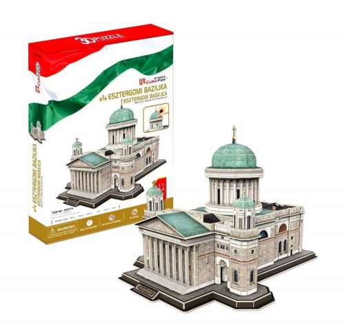 Puzzle 3D Basilica din Esztergom Ungaria Cubic Fun 3D 111 piese