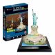 Puzzle 3D Statuia Libertății Cubic Fun 3D LED L505H - 39 piese