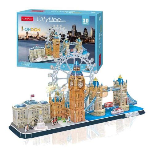 Puzzle 3D City Line London Cubic Fun 3D MC253 - 107 piese