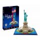 Puzzle 3D Statuia Libertății USA Cubic Fun 3D C080H - 39 piese