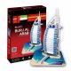 Puzzle 3D Burj Al Arab Cubic Fun 3D C065H - 44 piese