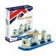 Puzzle 3D Tower Bridge Cubic Fun 3D - C238H - 52 piese