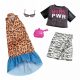 Barbie Set îmbrăcăminte păpușă Set 2 bucăți Barbie Animal Print FXJ65