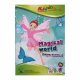 Carte de colorat pentru fete Kiddo Books Magical World 4011