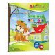 Carte de colorat cu stickere pentru copii Kiddo Books Animale zâmbărețe