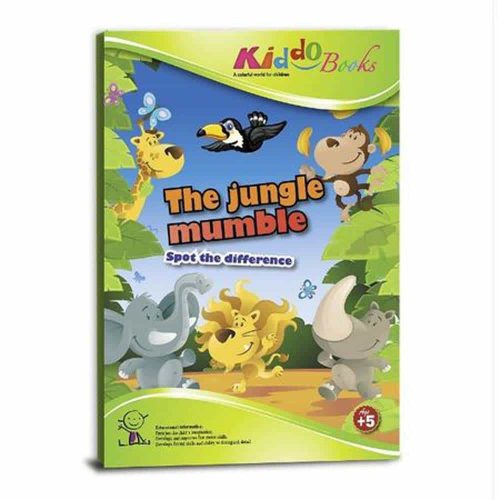 Carte de colorat găsește diferențele Kiddo Books Mormăitul Junglei