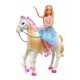 Păpușă Barbie Princess Adventure și calul ei magic set de joacă GML79