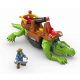 imaginext Crocodil care se plimbă și căpitanul Hook set de joacă DHH63