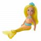 Păpușă Barbie Dreamtopia Chelsea blondă sirenă Mermaid GJJ88 Mattel