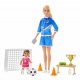 Set de joacă Barbie Păpușă Antrenor de fotbal cu accesorii GLM47 Mattel