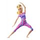 Păpușă Barbie Made to Move 2021 blondă GXF04 Barbie Yoga - Mattel