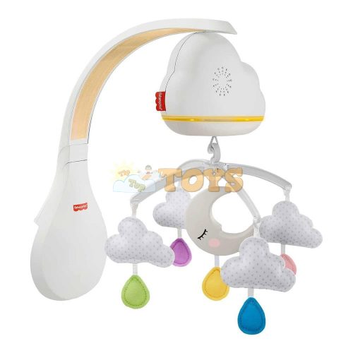 Fisher-Price Carusel muzical pentru pătuț Norișor Calming Clouds