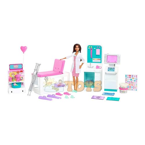 Set de joacă Barbie Clinică mobilă You Can Be Anything GTN61 Mattel