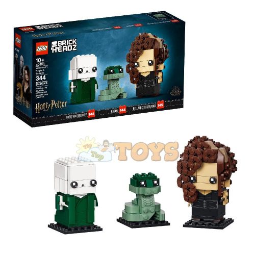 LEGO® Brick Headz Harry Potter Voldemort Nagini și Bellatrix 40496