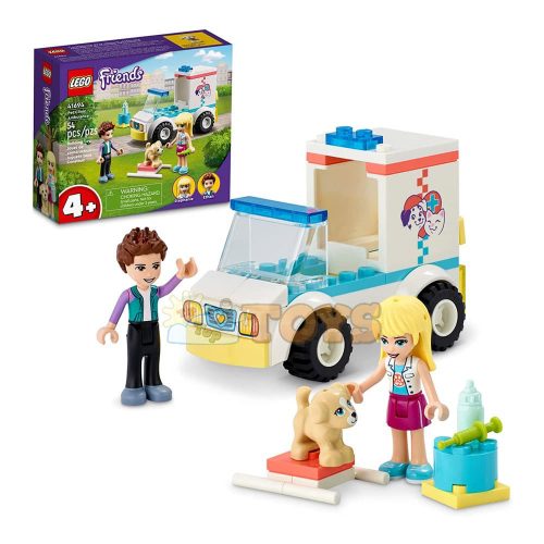 LEGO® Friends Ambulanța de animale 41694 - 54 piese