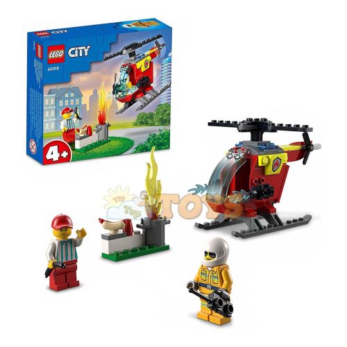 LEGO® City Fire Helicopter 60318 - 53 piese