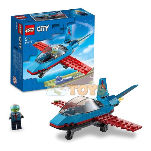 LEGO® City Avion de cascadorii 60323 - 59 piese