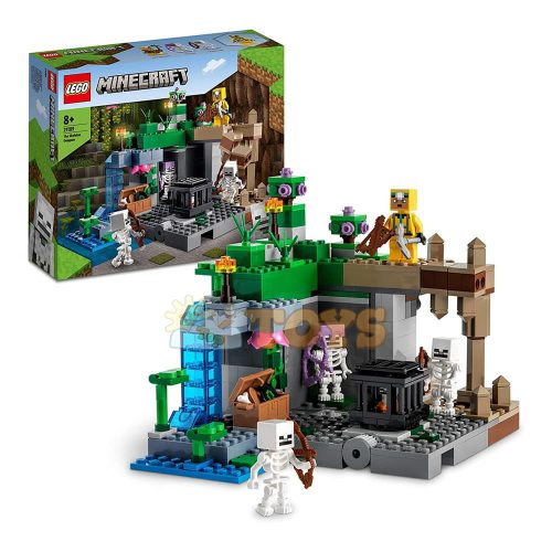 LEGO® Minecraft Temnița cu schelete 21189 - 364 piese