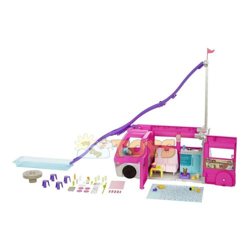 Set de joacă Barbie Rulota de vis cu tobogan gigant HCD46 - Mattel