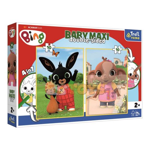 Trefl Puzzle 2x10 piese Bing Baby Maxi 43002