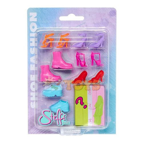 Steffi LOVE Set 7 perechi pantofi pentru păpuși Shoe Fashion II