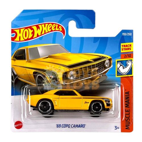 Hot Wheels Mașinuță metalică 69 Copo Camaro HCX82 Mattel