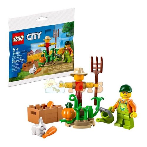 LEGO® City Grădina fermei și sperietoare de ciori 30590 - 34 piese