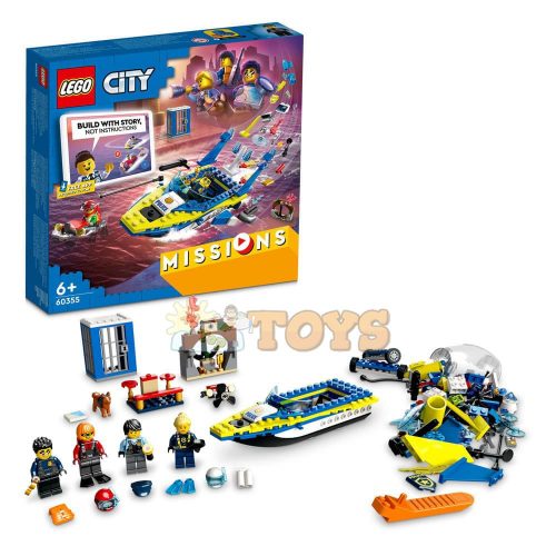 LEGO® City Misiuni acvatice ale poliției 60355 - 278 piese