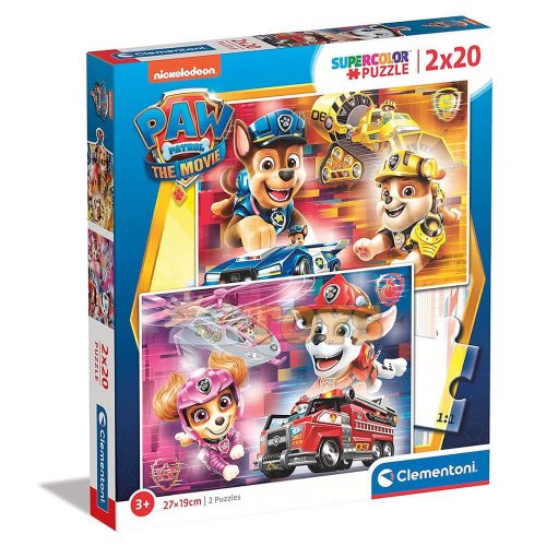 Clementoni Puzzle 2x20 piese PAW Patrol - 24786 - nickelodeon