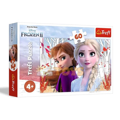 Trefl Puzzle Frozen 2 Lumea fermecată a lui Anna și Elsa 60p 17333