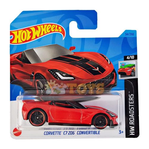 Hot Wheels Mașinuță metalică Corvette C7 Z06 Convertible HKH41