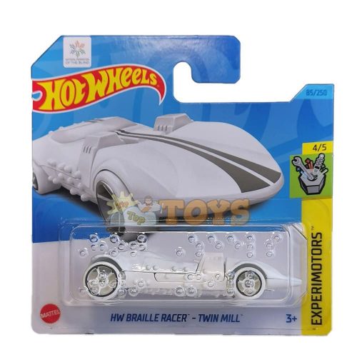 Hot Wheels Mașinuță metalică HW Braille Racer Twin Mill HKG33