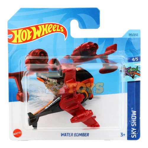 Hot Wheels Avion metalic Water Bomber HKH91 Sky Show Mattel