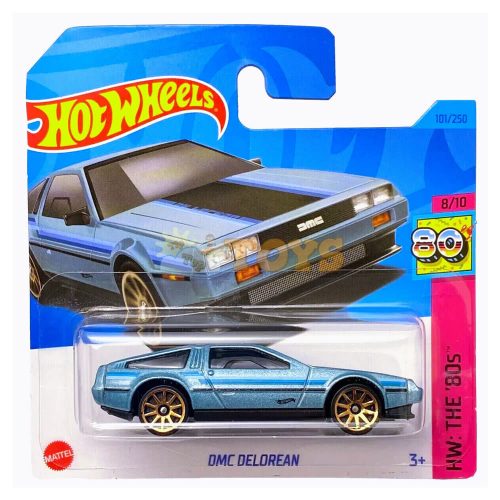 Hot Wheels Mașinuță metalică DMC Delorean HKG84 HW: The 80s