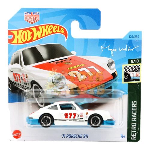 Hot Wheels Mașinuță metalică 71 Porsche 911 HKH06 Mattel