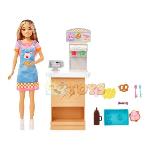 Set de joacă Barbie Skipper - Snack Bar cu accesorii HKD79 Mattel