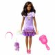 Păpușă Barbie My First Barbie Brooklyn cu accesorii HLL20 Mattel