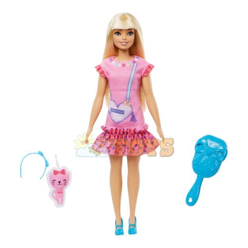 Păpușă Barbie My First Barbie Malibu cu accesorii HLL19 Mattel